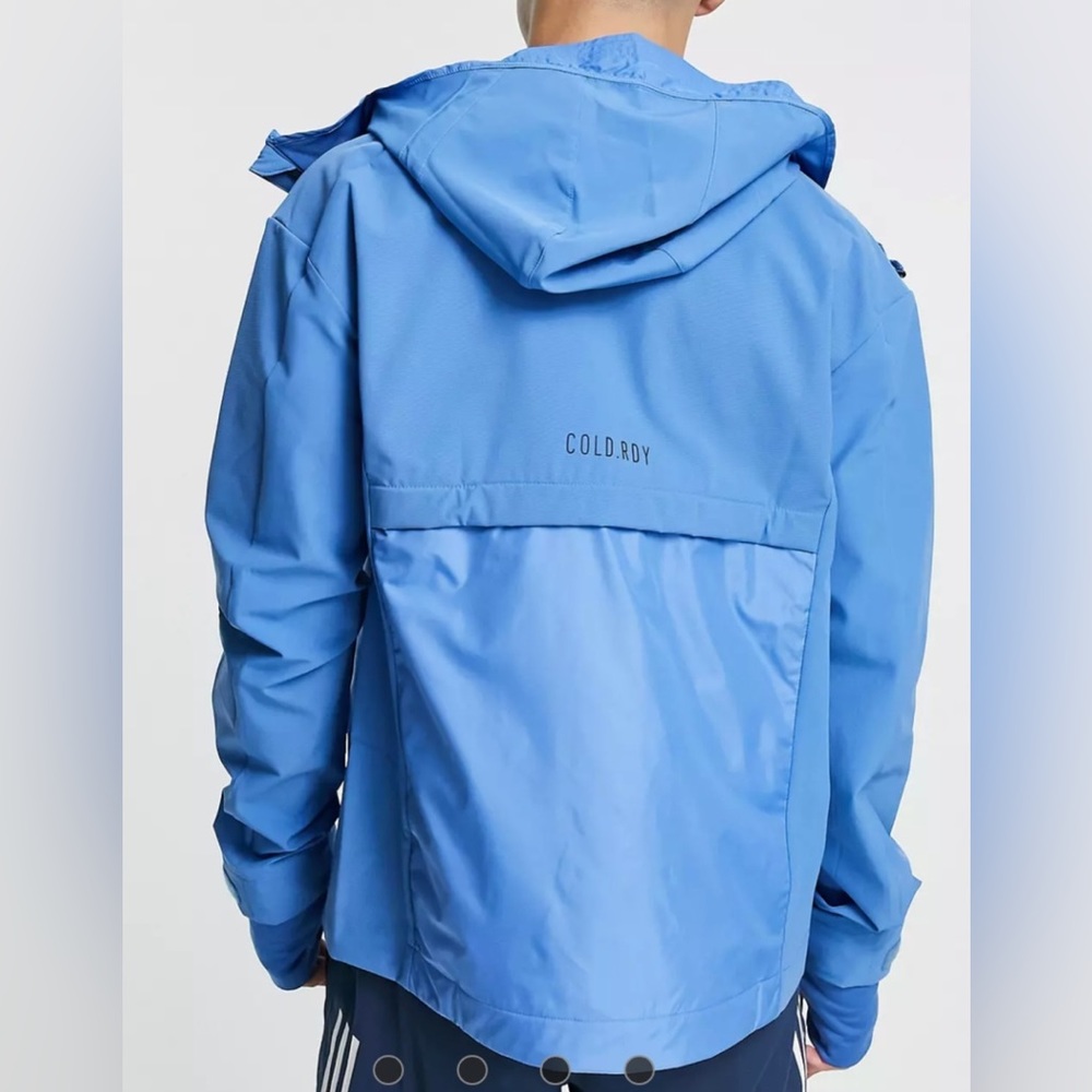ADIDAS COLD.RDY INSULATED HOODED RUNNING JACKET w/ REFLECTIVE DETAILS sz XL - Picture 6 of 16